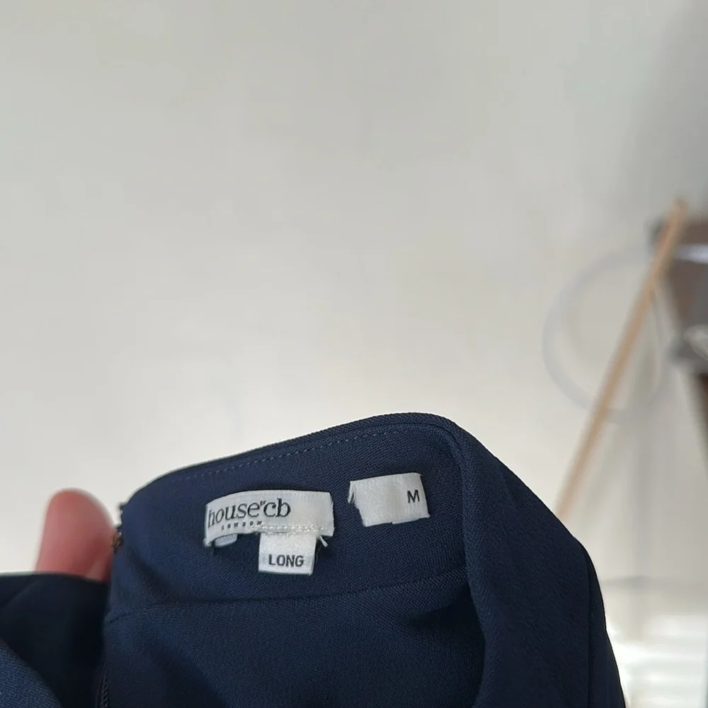 House of CB ‘Mahalia’ Navy Dress Sz M tall NWOT - Picture 6 of 16